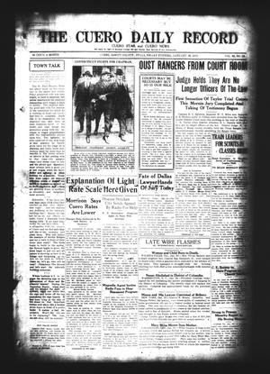 The Cuero Daily Record (Cuero, Tex.), Vol. 62, No. 25, Ed. 1 Friday, January 30, 1925