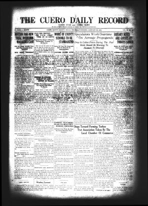 The Cuero Daily Record (Cuero, Tex.), Vol. 56, No. 22, Ed. 1 Thursday, January 26, 1922