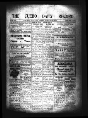 Primary view of object titled 'The Cuero Daily Record (Cuero, Tex.), Vol. 40, No. 23, Ed. 1 Wednesday, January 28, 1914'.