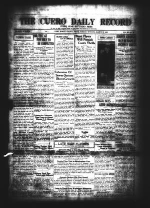 Primary view of object titled 'The Cuero Daily Record (Cuero, Tex.), Vol. 62, No. 58, Ed. 1 Tuesday, March 10, 1925'.