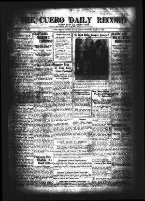 The Cuero Daily Record (Cuero, Tex.), Vol. 62, No. 76, Ed. 1 Tuesday, March 31, 1925