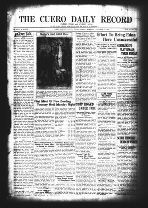The Cuero Daily Record (Cuero, Tex.), Vol. 63, No. 101, Ed. 1 Tuesday, October 27, 1925