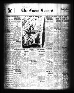 The Cuero Record. (Cuero, Tex.), Vol. 41, No. 65, Ed. 1 Tuesday, March 19, 1935