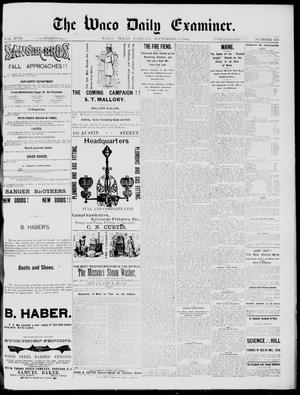 The Waco Daily Examiner. (Waco, Tex.), Vol. 17, No. 279, Ed. 1, Tuesday, September 9, 1884