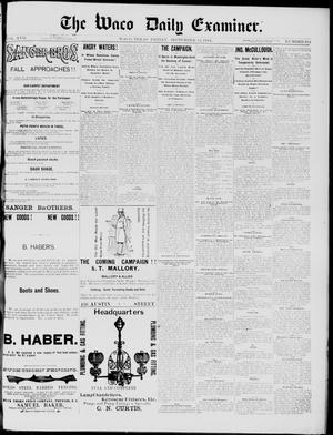 The Waco Daily Examiner. (Waco, Tex.), Vol. 17, No. 281, Ed. 1, Friday, September 12, 1884