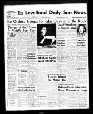 The Levelland Daily Sun News (Levelland, Tex.), Vol. 17, No. 17, Ed. 1 Tuesday, September 24, 1957