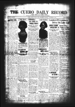 The Cuero Daily Record (Cuero, Tex.), Vol. 63, No. 120, Ed. 1 Wednesday, November 18, 1925