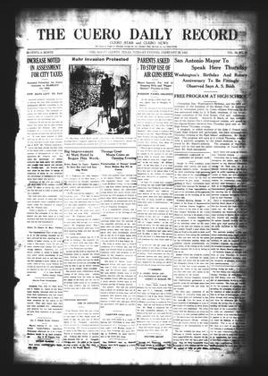 The Cuero Daily Record (Cuero, Tex.), Vol. 58, No. 43, Ed. 1 Tuesday, February 20, 1923