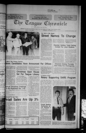 The Teague Chronicle (Teague, Tex.), Vol. [83], No. 25, Ed. 1 Thursday, November 23, 1989