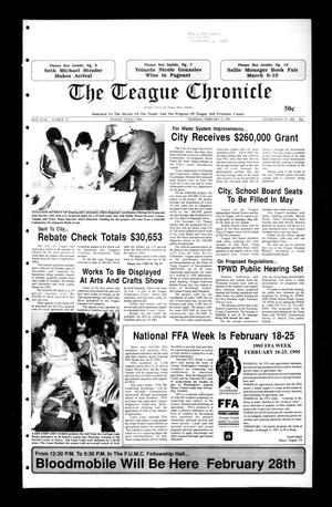 Primary view of object titled 'The Teague Chronicle (Teague, Tex.), Vol. 88, No. 39, Ed. 1 Thursday, February 23, 1995'.