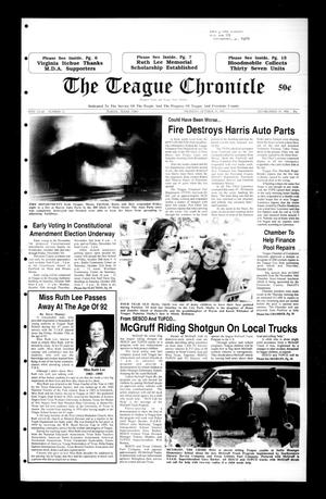 Primary view of object titled 'The Teague Chronicle (Teague, Tex.), Vol. 89, No. 21, Ed. 1 Thursday, October 19, 1995'.