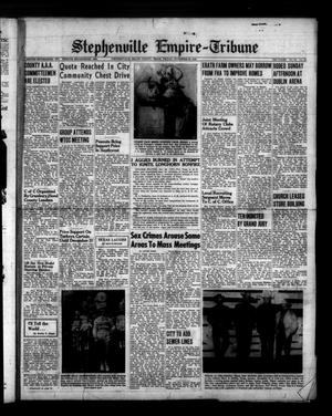 Stephenville Empire-Tribune (Stephenville, Tex.), Vol. 79, No. 46, Ed. 1 Friday, November 25, 1949