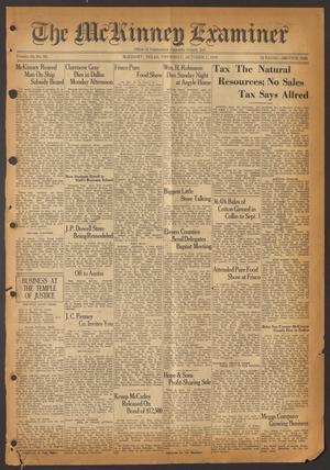 Primary view of object titled 'The McKinney Examiner (McKinney, Tex.), Vol. 50, No. 49, Ed. 1 Thursday, October 1, 1936'.