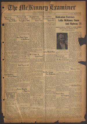 The McKinney Examiner (McKinney, Tex.), Vol. 50, No. 33, Ed. 1 Thursday, June 11, 1936