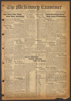 The McKinney Examiner (McKinney, Tex.), Vol. 50, No. 48, Ed. 1 Thursday, September 24, 1936