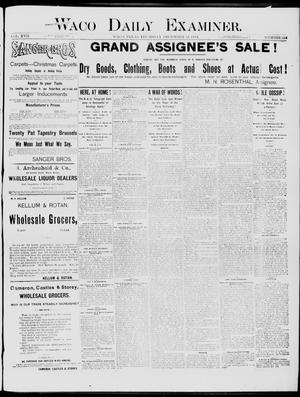 Waco Daily Examiner. (Waco, Tex.), Vol. 17, No. 355, Ed. 1, Thursday, December 18, 1884