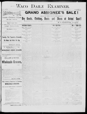 Waco Daily Examiner. (Waco, Tex.), Vol. 17, No. 357, Ed. 1, Saturday, December 20, 1884