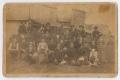 Photograph: [Group in Front of Goldthwaite Drugs and Groceries]