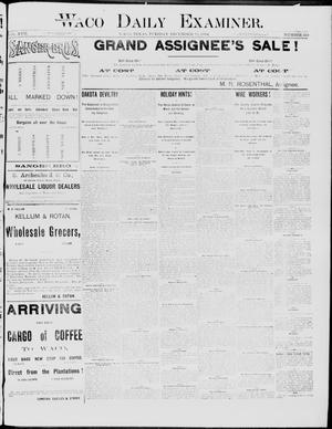 Waco Daily Examiner. (Waco, Tex.), Vol. 17, No. 359, Ed. 1, Tuesday, December 23, 1884