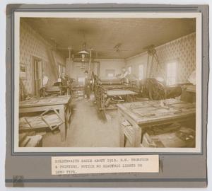 Primary view of object titled '[Goldthwaite Eagle Printing Office]'.