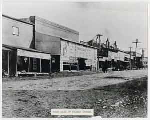 Primary view of object titled '[East Side of Fisher Street]'.