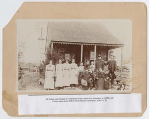 Primary view of object titled '[Mr. Ruben Albert Harris with Family, ~1898]'.