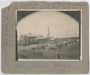 Primary view of object titled '[Priddy, Texas, Cotton Gin]'.