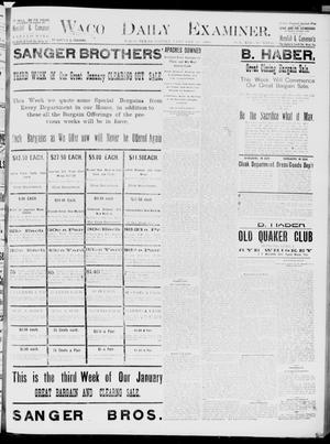 Waco Daily Examiner. (Waco, Tex.), Vol. 19, No. 59, Ed. 1, Friday, January 29, 1886