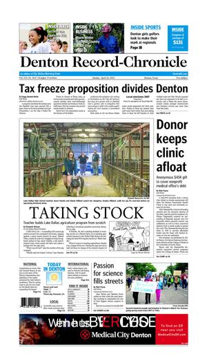 Denton Record-Chronicle (Denton, Tex.), Vol. 113, No. 264, Ed. 1 Sunday, April 23, 2017