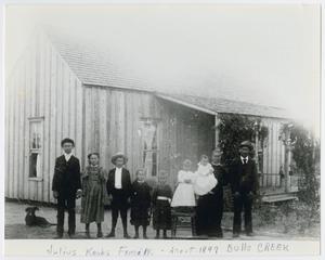 Primary view of object titled '[Julius Kauhs Family, 1897 Bulls Creek]'.