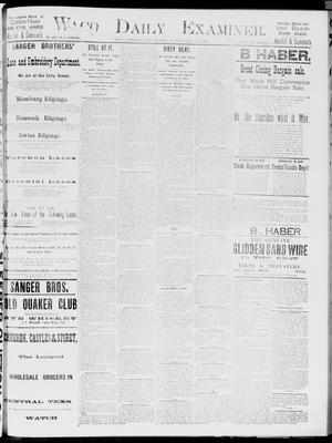 Waco Daily Examiner. (Waco, Tex.), Vol. 19, No. 76, Ed. 1, Thursday, February 18, 1886