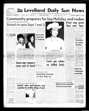 The Levelland Daily Sun News (Levelland, Tex.), Vol. 17, No. 249, Ed. 1 Sunday, August 17, 1958