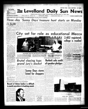 Primary view of object titled 'The Levelland Daily Sun News (Levelland, Tex.), Vol. 18, No. 1, Ed. 1 Sunday, August 31, 1958'.