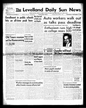 The Levelland Daily Sun News (Levelland, Tex.), Vol. 18, No. 13, Ed. 1 Wednesday, September 17, 1958