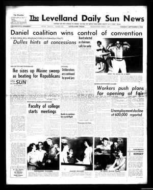 The Levelland Daily Sun News (Levelland, Tex.), Vol. 18, No. 7, Ed. 1 Tuesday, September 9, 1958