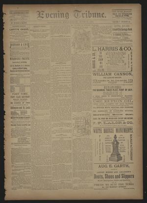 Primary view of object titled 'Evening Tribune. (Galveston, Tex.), Vol. 5, No. 146, Ed. 1 Wednesday, June 17, 1885'.
