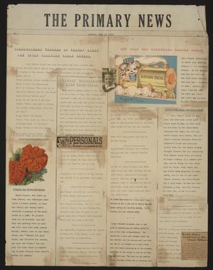 Primary view of object titled 'The Primary News (Sulphur Springs, Tex.), Vol. 1, No. 3, Ed. 1 Sunday, June 29, 1941'.