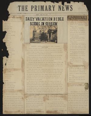 Primary view of object titled 'The Primary News (Sulphur Springs, Tex.), Vol. [1], No. 1, Ed. 1 Sunday, June 15, 1941'.