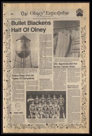 Primary view of object titled 'The Olney Enterprise (Olney, Tex.), Vol. 83, No. 1, Ed. 1 Thursday, January 2, 1992'.