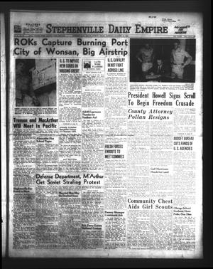 Stephenville Daily Empire (Stephenville, Tex.), Vol. 2, No. 26, Ed. 1 Tuesday, October 10, 1950