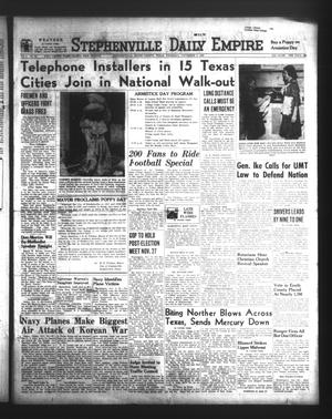 Stephenville Daily Empire (Stephenville, Tex.), Vol. 2, No. 48, Ed. 1 Thursday, November 9, 1950