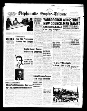 Primary view of object titled 'Stephenville Empire-Tribune (Stephenville, Tex.), Vol. 87, No. 12, Ed. 1 Friday, April 5, 1957'.