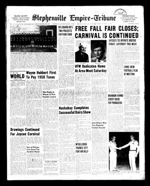Stephenville Empire-Tribune (Stephenville, Tex.), Vol. 87, No. 34, Ed. 1 Friday, October 4, 1957