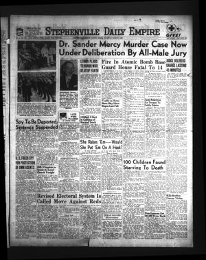 Stephenville Daily Empire (Stephenville, Tex.), Vol. 1, No. 134, Ed. 1 Thursday, March 9, 1950
