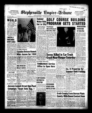 Stephenville Empire-Tribune (Stephenville, Tex.), Vol. 88, No. 22, Ed. 1 Friday, June 6, 1958