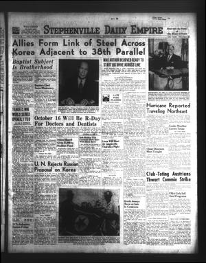 Stephenville Daily Empire (Stephenville, Tex.), Vol. 2, No. 22, Ed. 1 Wednesday, October 4, 1950