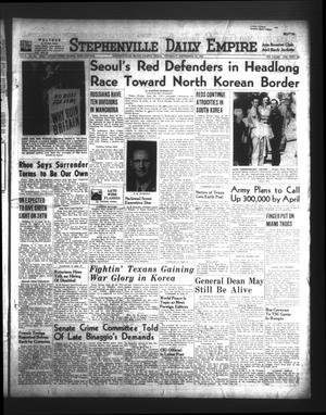 Stephenville Daily Empire (Stephenville, Tex.), Vol. 2, No. 18, Ed. 1 Thursday, September 28, 1950