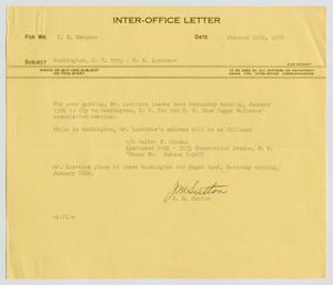 [Letter from J. Margaret Sutton to Isaac Herbert Kempner, January 12, 1954]