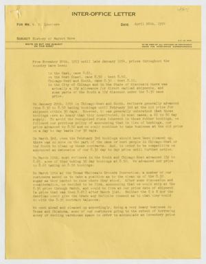 Primary view of object titled '[Letter from Robert Markle Armstrong to William H. Louviere, April 26, 1954]'.