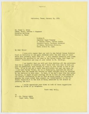 [Letter from I. H. Kempner to Homer L. Bruce, January 14, 1954]
